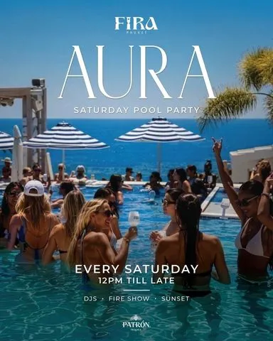 AURA Pool Party at Fira Beach Club