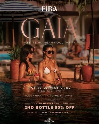 GAIA Pool Party at Fira Beach Club